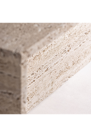 Table basse en travertin beige | Vical Home Theuville | OROA.fr