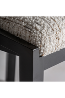 Chaise de salle à manger en coton brun | Vical Home Malters | OROA.fr