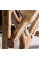 Fauteuil en cuir tacheté | Vical Home Helfaut | OROA.fr