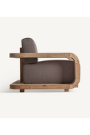 Fauteuil rembourré marron | Vical Home Corba | OROA.fr
