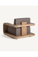 Fauteuil rembourré marron | Vical Home Corba | OROA.fr