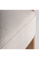 Fauteuil beige encadré de chêne | Vical Home Nara | OROA.fr