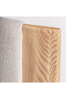 Fauteuil beige encadré de chêne | Vical Home Nara | OROA.fr