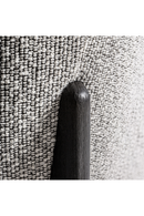 Fauteuil capitonné à accoudoirs en chêne noir | Vical Home Nara | OROA.fr