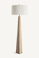 Lampadaire avec base en marbre beige | Vical Home Tetbury