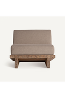 Fauteuil à assise inclinée en teck | Vical Home Pure | OROA.fr