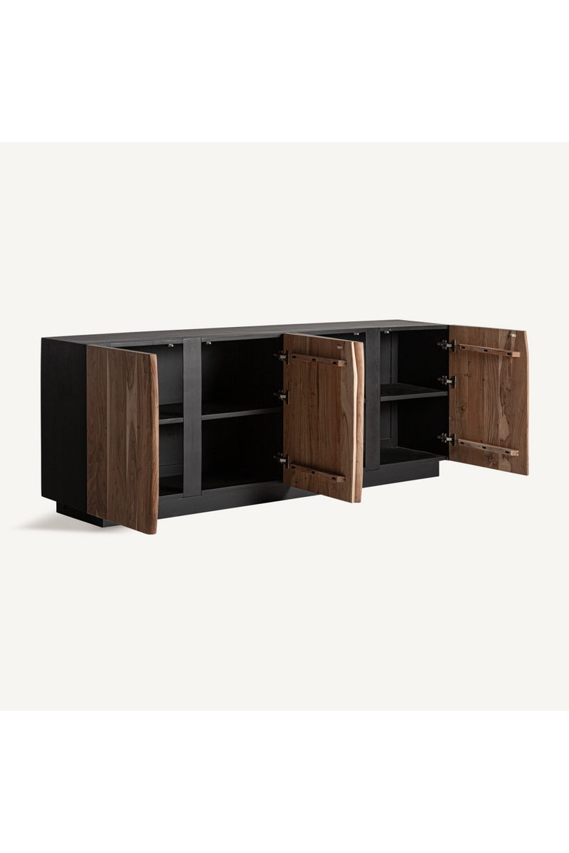 Buffet 4 portes en bois d'acacia | Vical Home Kerken | OROA.fr