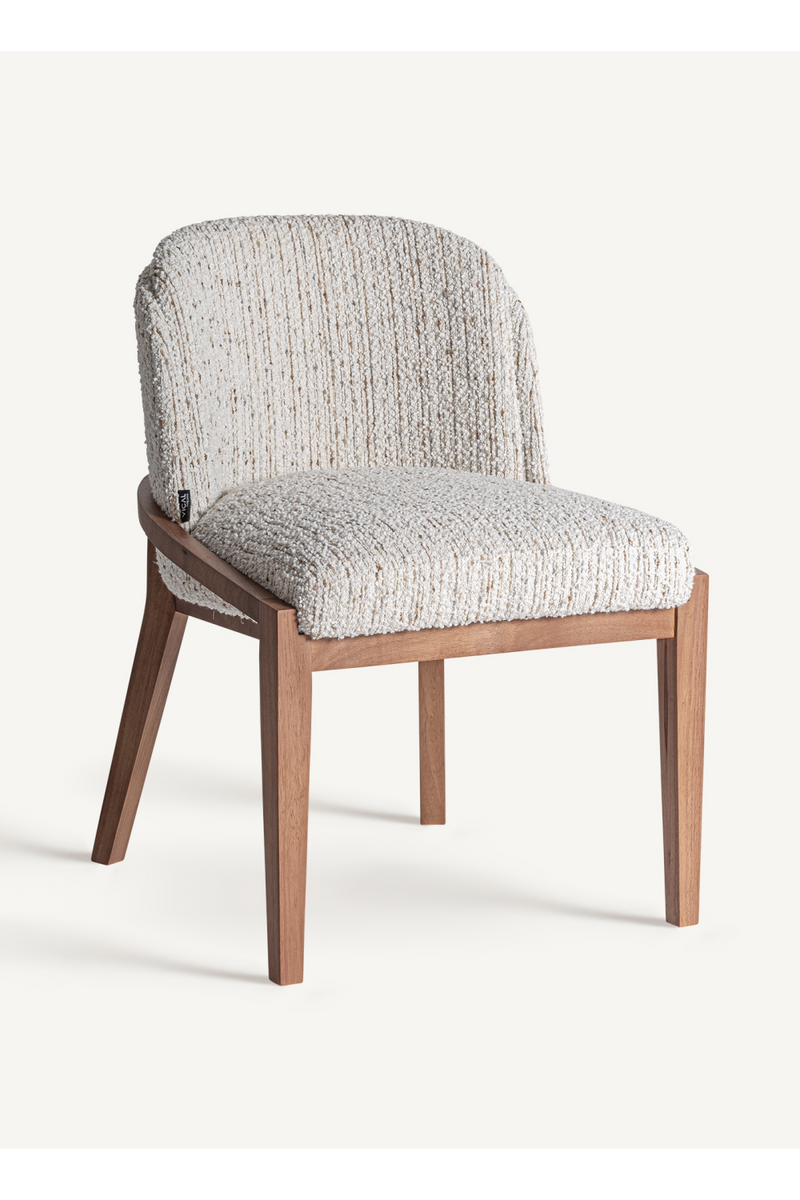 Chaise d'appoint blanche rembourrée | Vical Home Erbach | OROA.fr