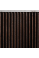 Meuble multimédia en bois de manguier strié | Vical Home Cenves | OROA.fr