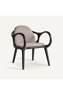 Fauteuil Art Déco noir | Vical Home Herten | OROA.fr