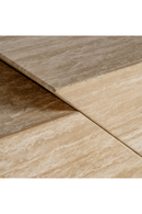 Meuble multimédia géométrique en travertin | Vical Home Thiennes | OROA.fr