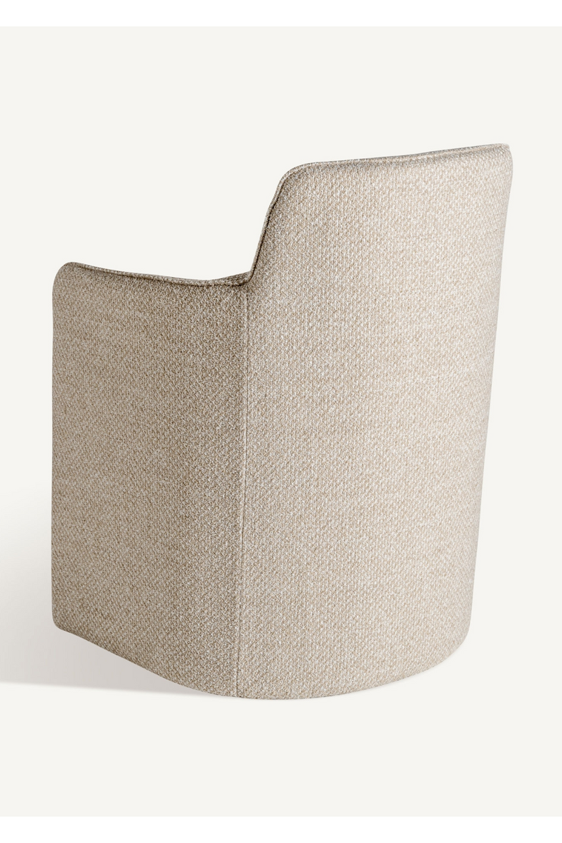 Fauteuil tapissé beige | Vical Home Mayun | OROA.fr