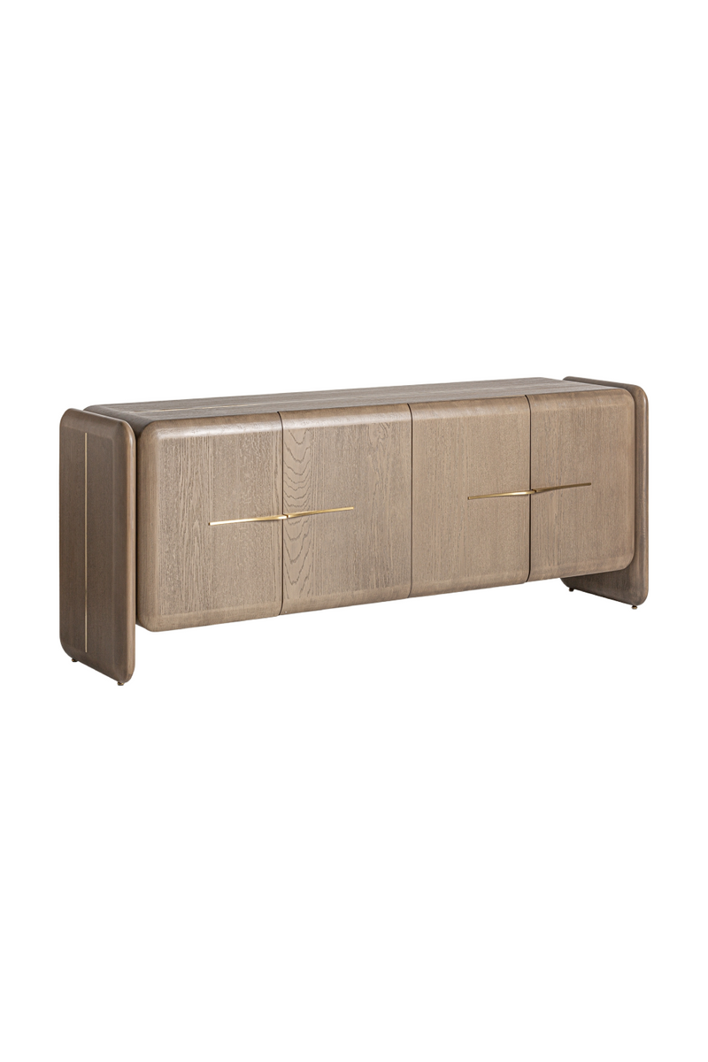 Buffet 4 portes en chêne brun | Vical Home Ussel