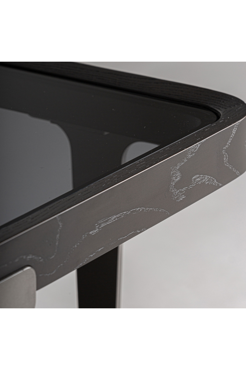 Table basse carrée en frêne noir | Vical Home Breil | OROA.fr