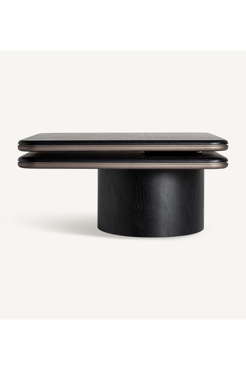 Table basse amovible en chêne noir | Vical Home Breil | OROA.fr