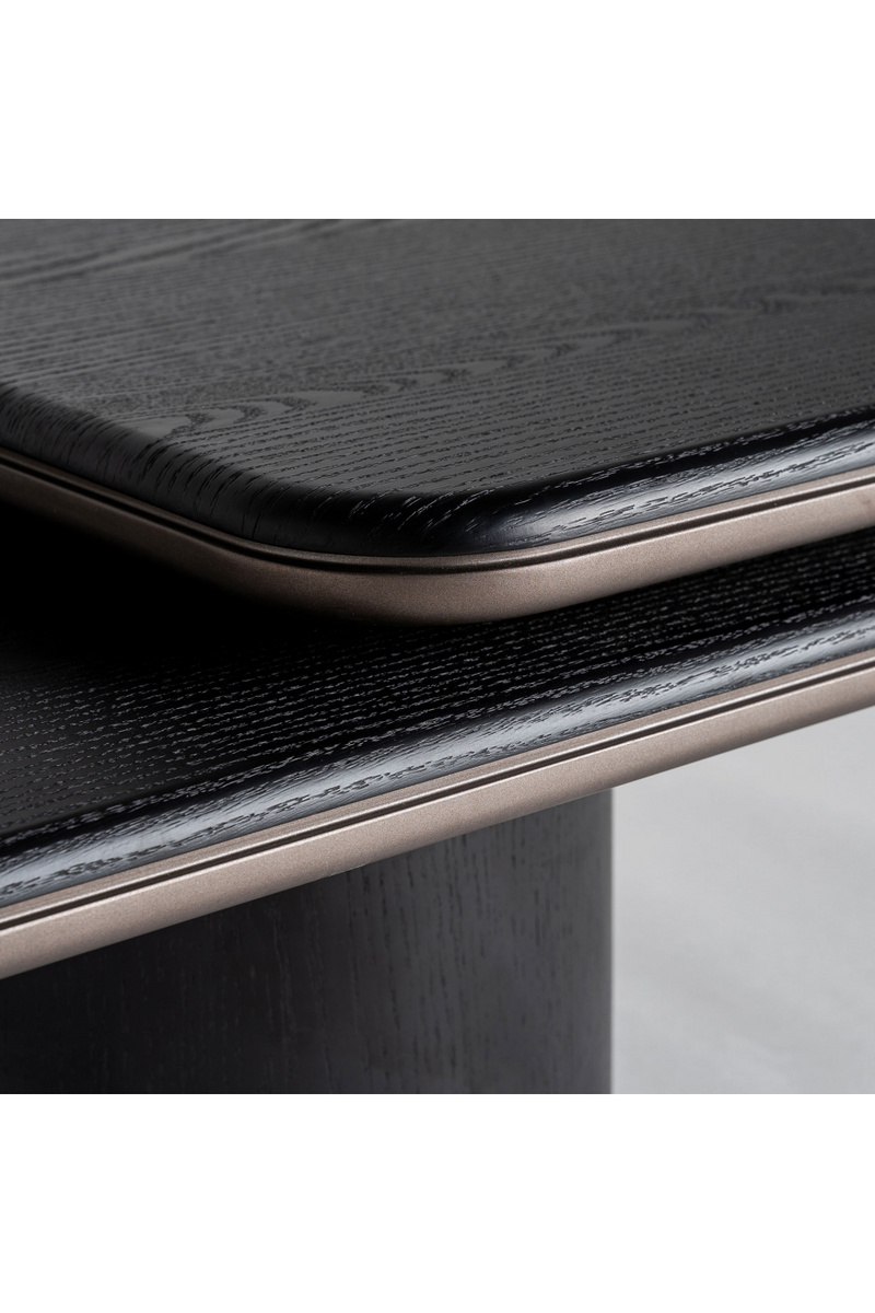 Table basse amovible en chêne noir | Vical Home Breil | OROA.fr