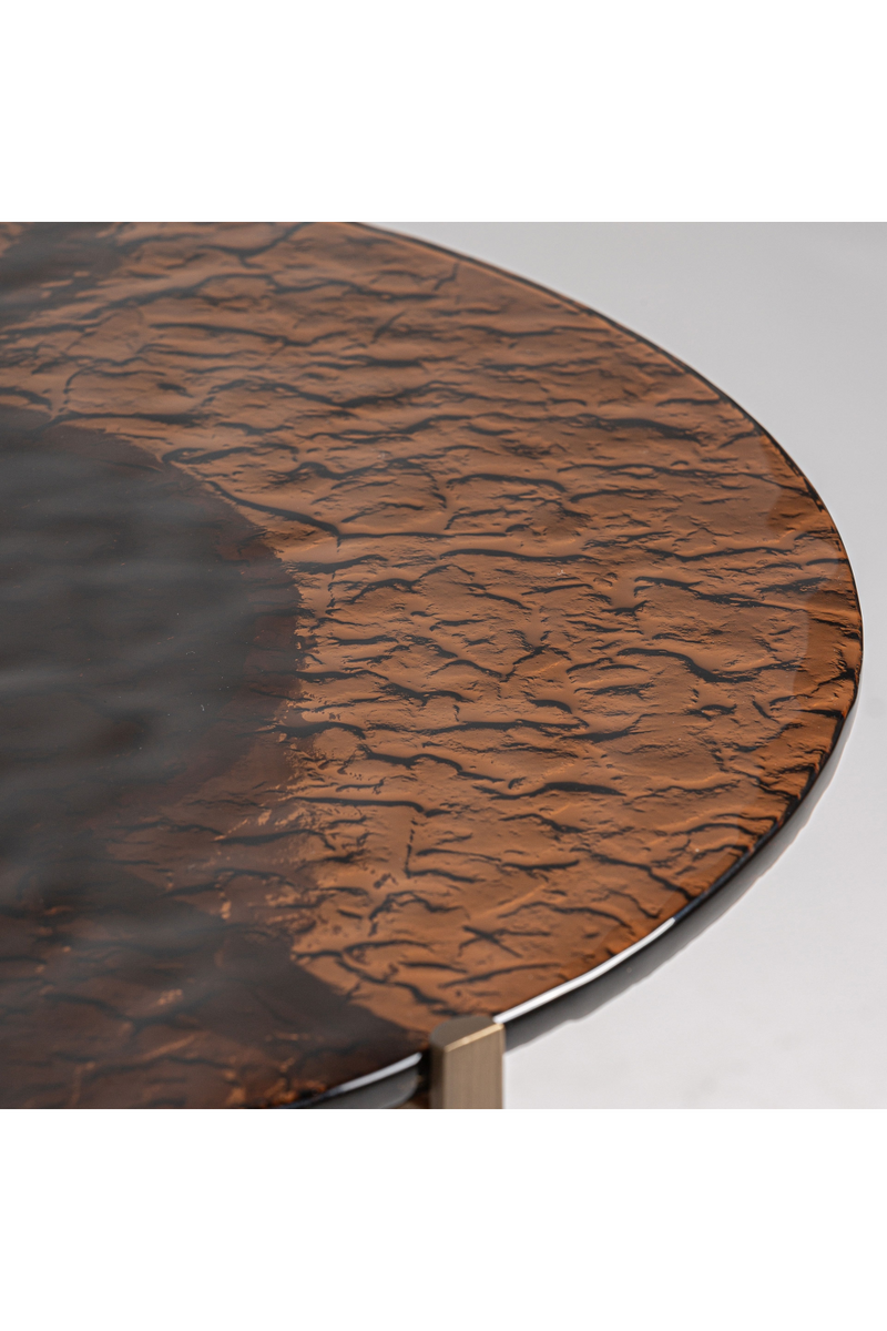 Table basse en verre brun | Vical Home Giswil | OROA.fr