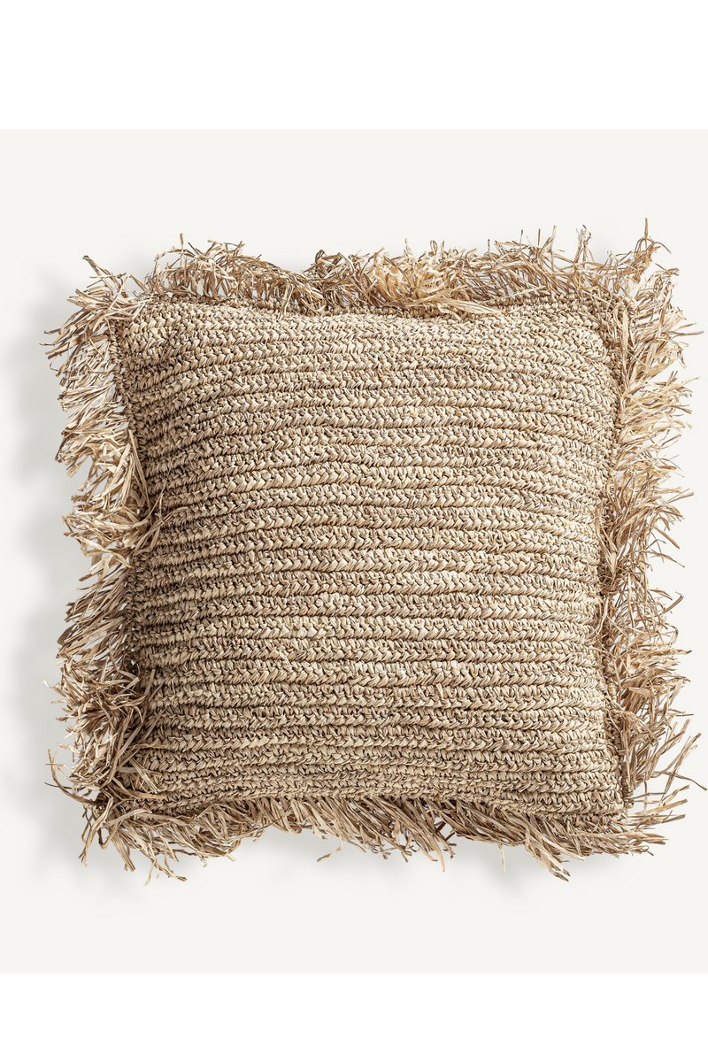 Coussin en fibre naturelle Boho L I Vical Home Igotz | OROA.fr