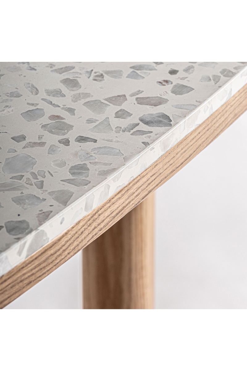 Table de bar en terrazzo blanc | Vical Home Birieux | OROA.fr