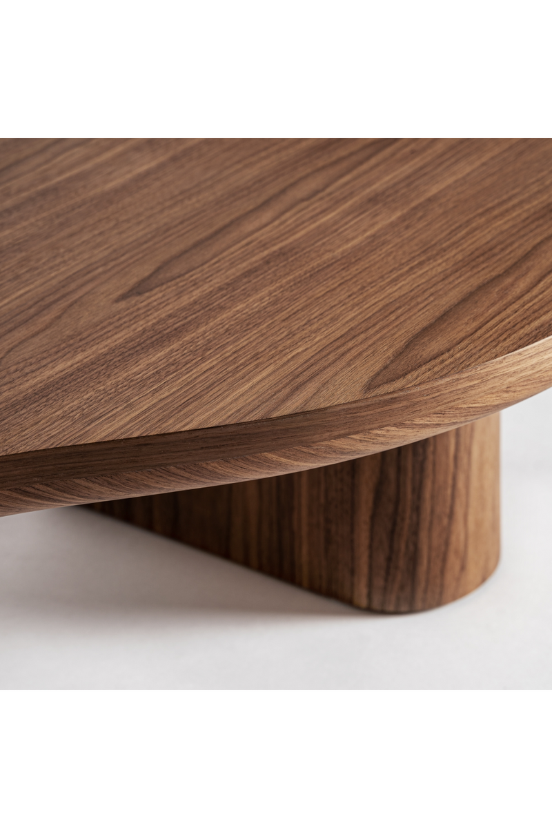 Table basse contemporaine en bois marron S I Vical Home Dubí | OROA.fr