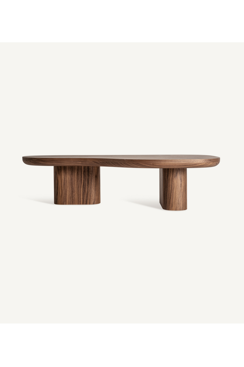 Table basse contemporaine en bois marron L I Vical Home Dubí | OROA.fr