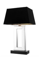 Lampe argentée et noire | Eichholtz Arlington | Meubleluxe.fr