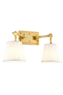 Applique murale pivotante dorée | Eichholtz Wentworth Double | Meubleluxe.fr
