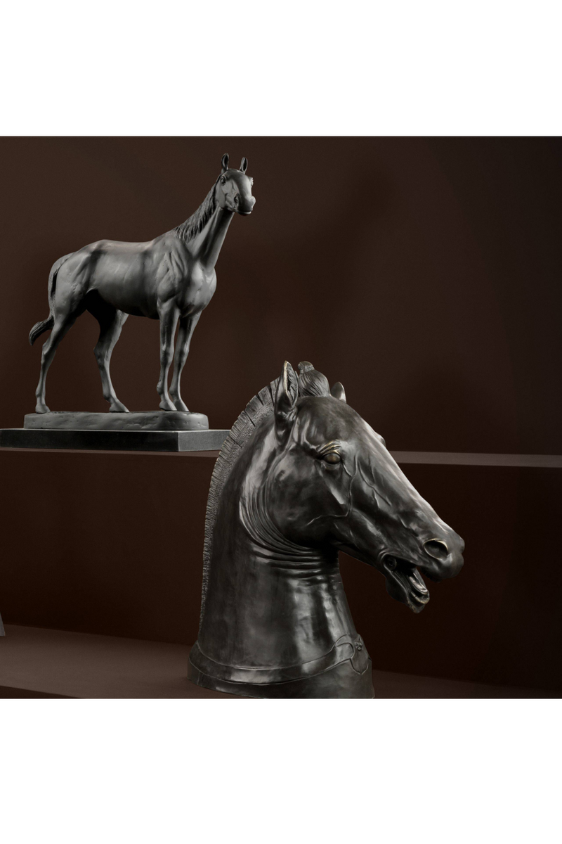 Statue cheval en bronze | Eichholtz Rodondo | Meubleluxe.fr