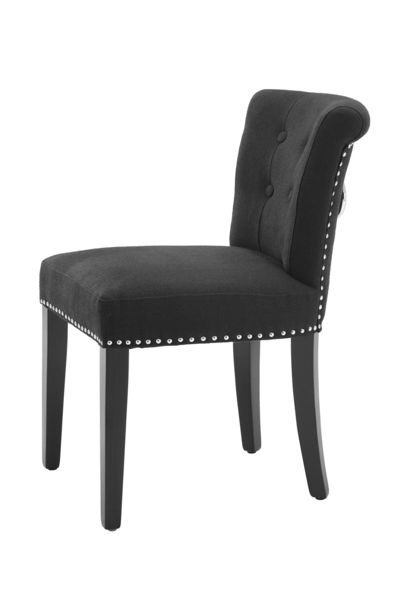 Chaise de salle à manger noire | Eichholtz Key Largo | Meubleluxe.fr