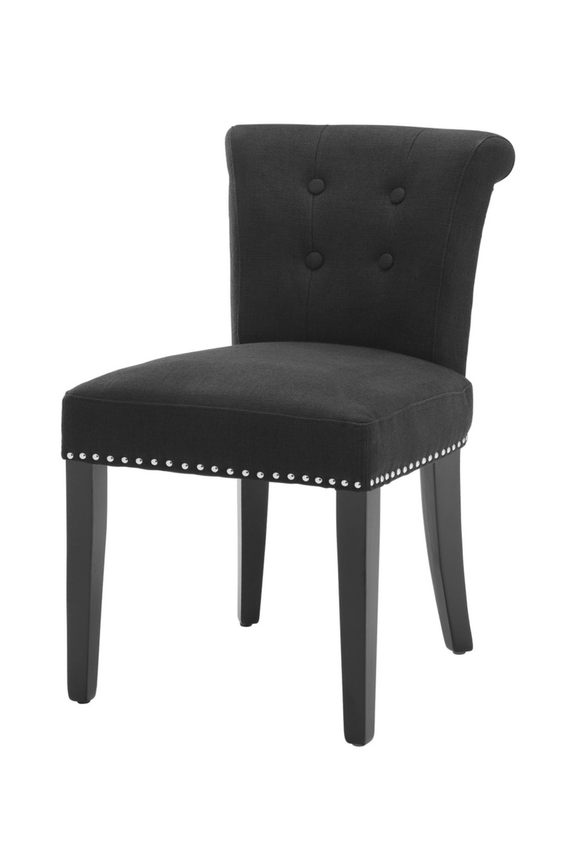 Chaise de salle à manger noire | Eichholtz Key Largo | Meubleluxe.fr