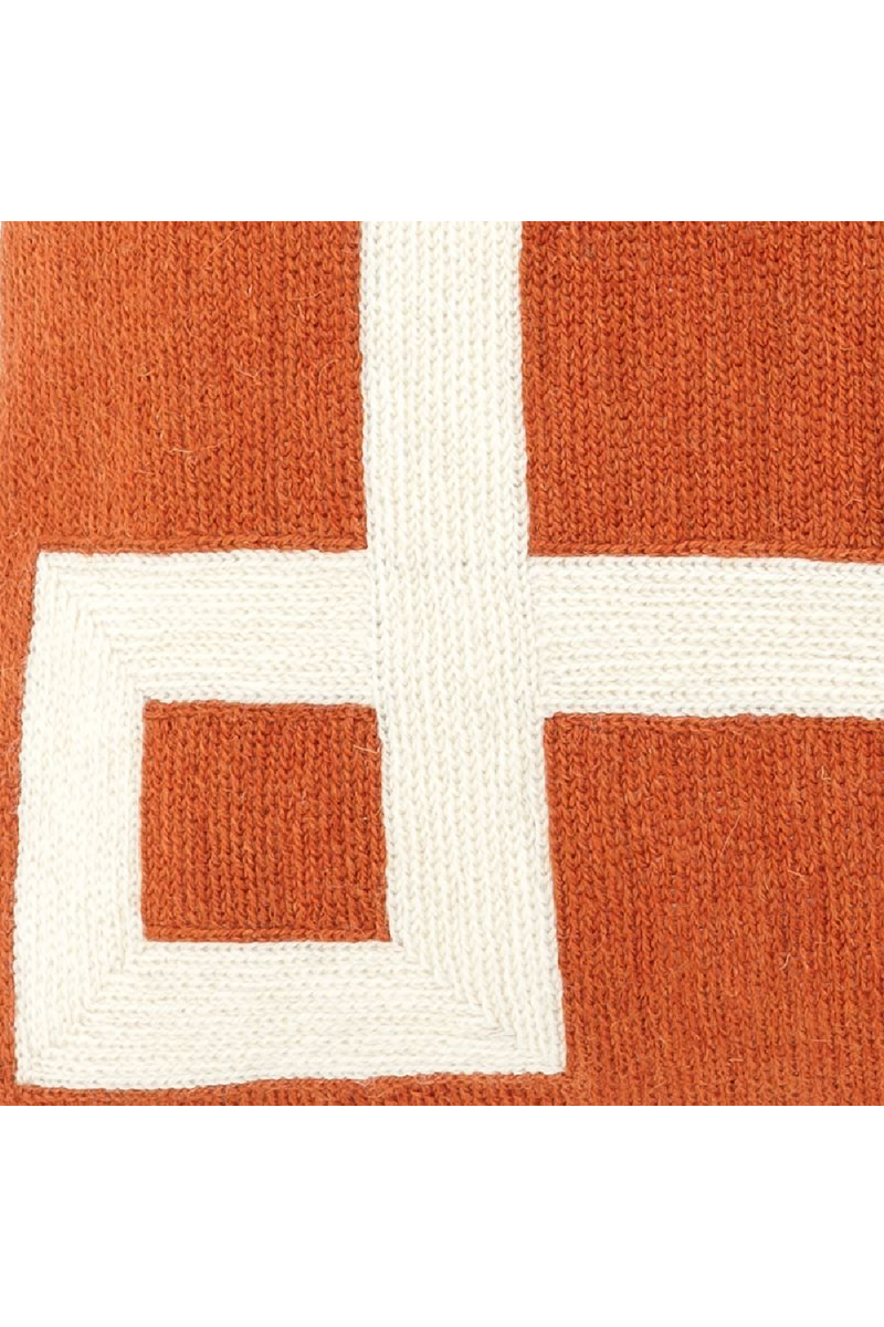 Coussin graphique orange | Eichholtz Hartley | Meubleluxe.fr