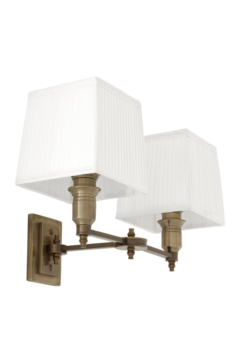 Double Gold Swing Wall Lamp | Eichholtz Lexington | Meubleluxe.fr