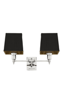 Lampe murale pivotante double argent | Eichholtz Lexington | Meubleluxe.fr