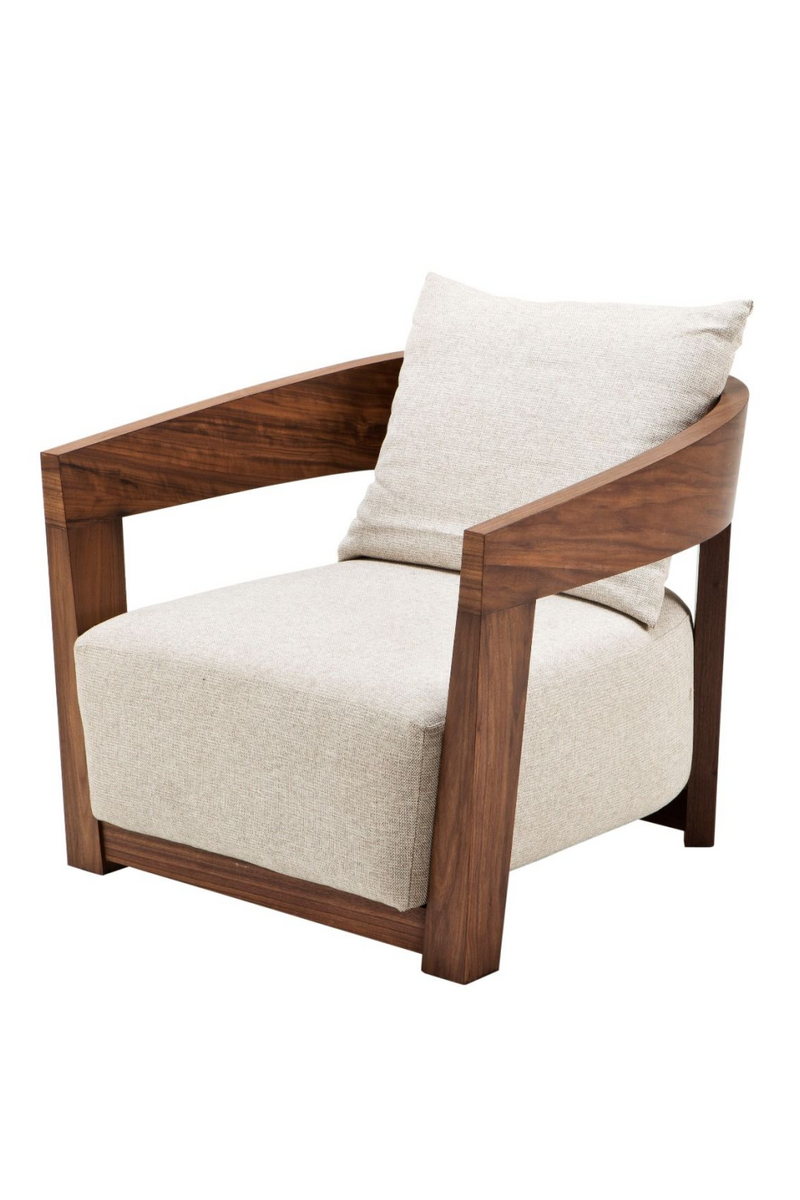 Fauteuil beige | Eichholtz Rubautelli | Meubleluxe.fr