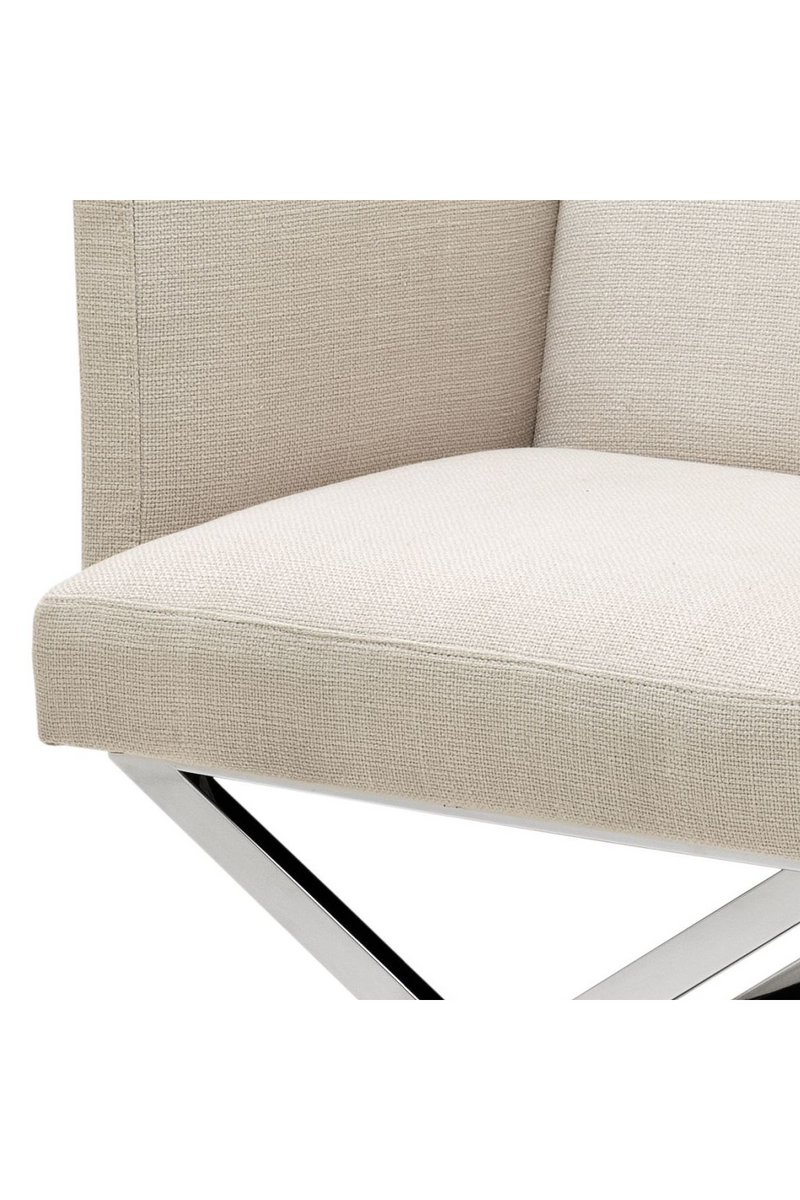 Fauteuil beige | Eichholtz Dawson | Meubleluxe.fr