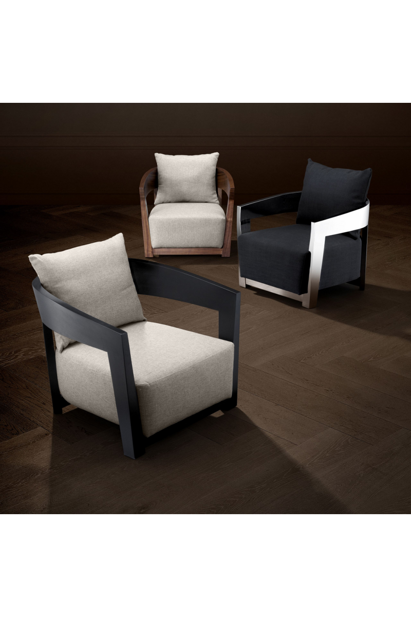 Fauteuil blanc | Eichholtz Rubautelli | Meubleluxe.fr