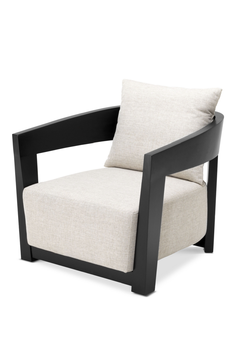 Fauteuil blanc | Eichholtz Rubautelli | Meubleluxe.fr