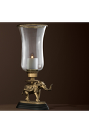 Photophore en verre et laiton | Eichholtz Elephant | Meubleluxe.fr