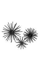 Objets décoratifs noirs (Lot de 3) | Eichholtz Meteor | Meubleluxe.fr