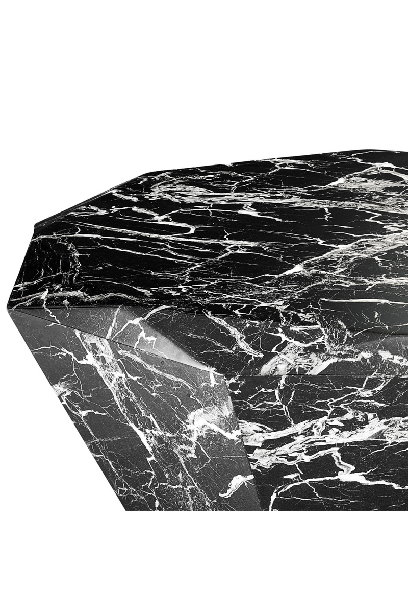 Table basse en marbre noir | Eichholtz Diamond | Meubleluxe.fr