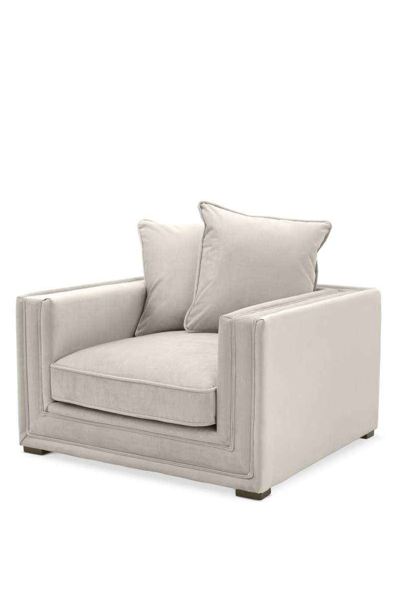 Fauteuil beige | Eichholtz Menorca | Meubleluxe.fr