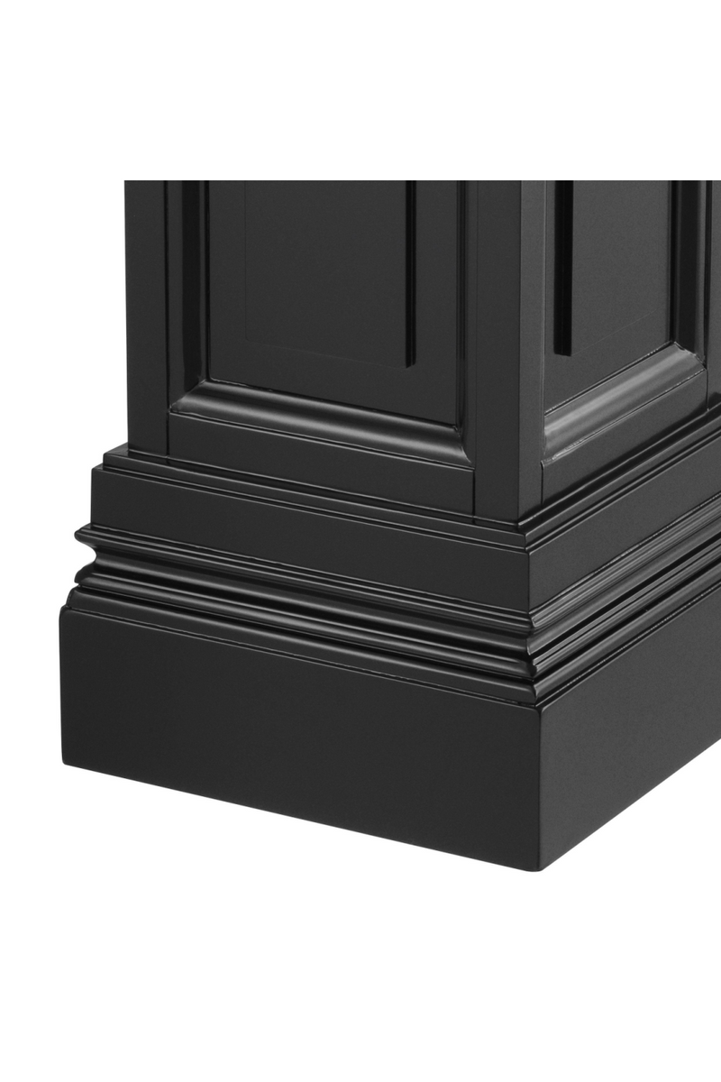 Colonne décorative en bois noir M | Eichholtz Salvatore | Meubleluxe.fr