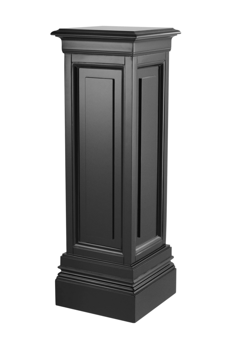 Colonne décorative en bois noir M | Eichholtz Salvatore | Meubleluxe.fr