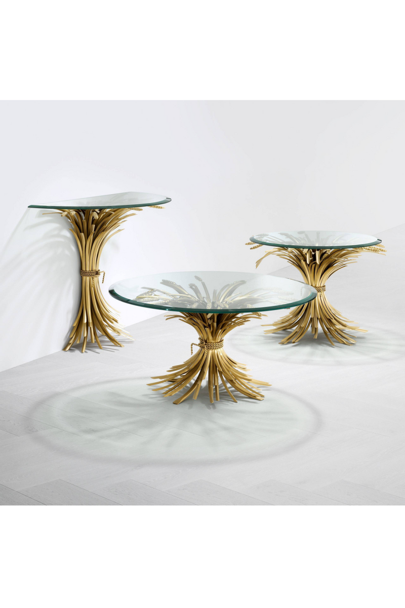 Table basse dorée | Eichholtz Bonheur | Meubleluxe.fr