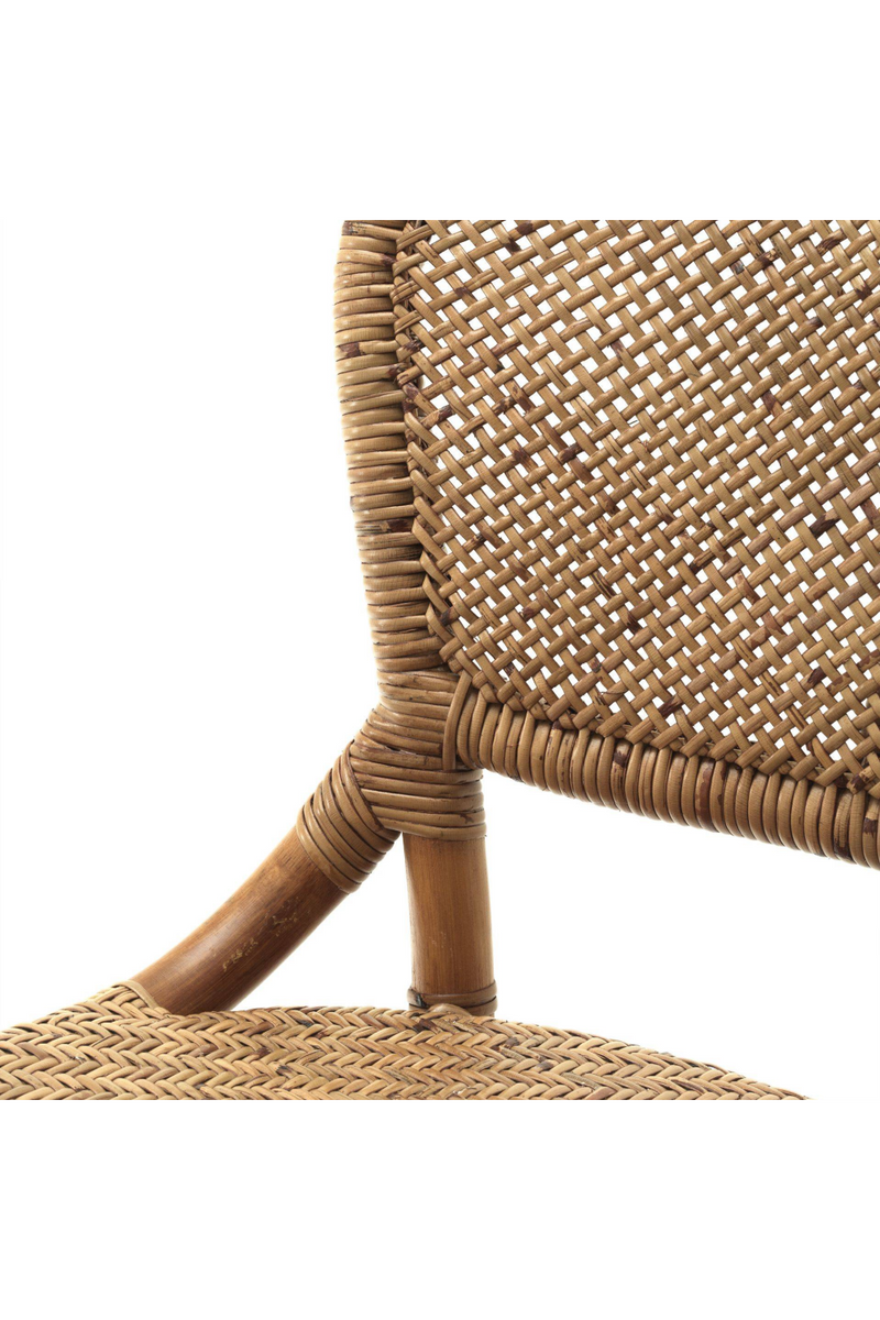 Chaise de bar en rotin | Eichholtz Colony | Meubleluxe.fr