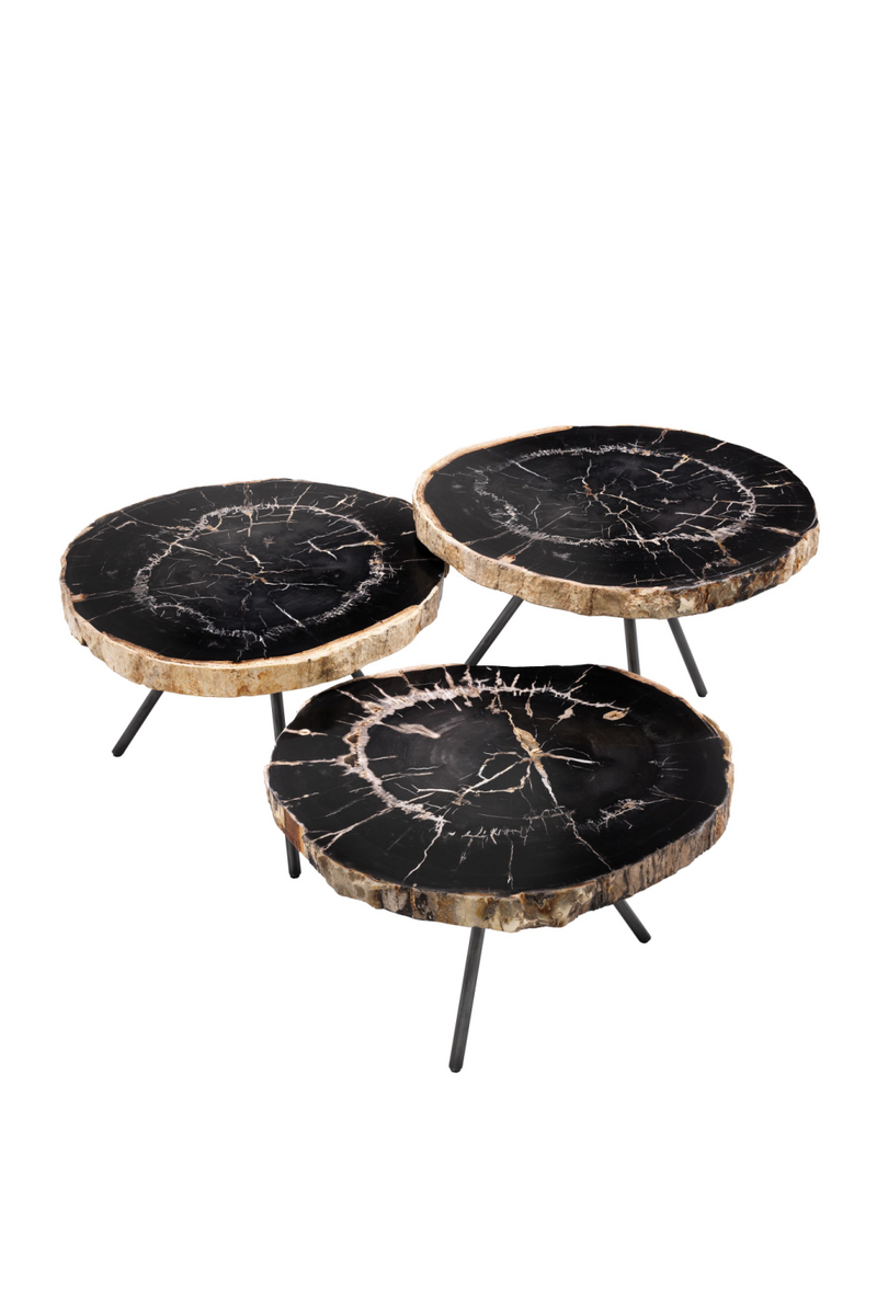 Table basse en bois (lot de 3) | Eichholtz De Soto | Meubleluxe.fr