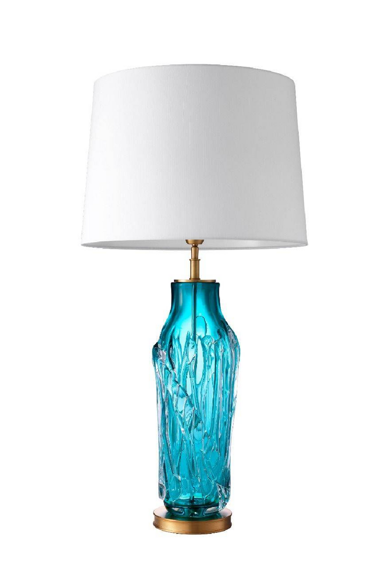 Lampe en verre turquoise | Eichholtz Torian | Meubleluxe.fr