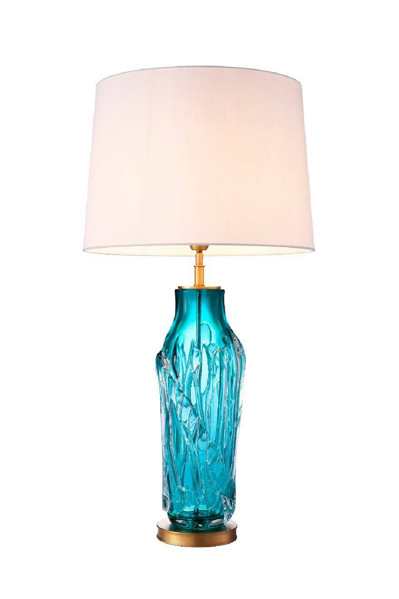 Lampe en verre turquoise | Eichholtz Torian | Meubleluxe.fr