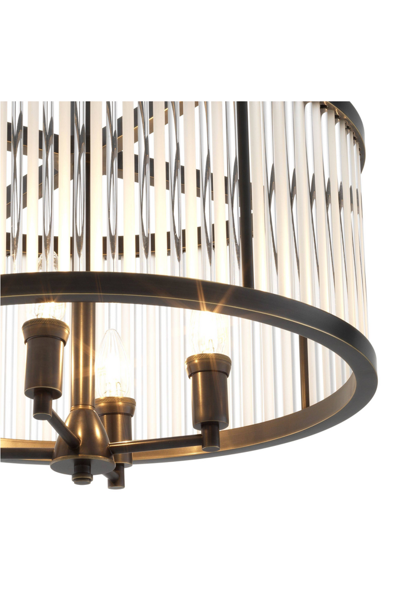 Lustre en bronze | Eicholtz Darcy | Meubleluxe.fr