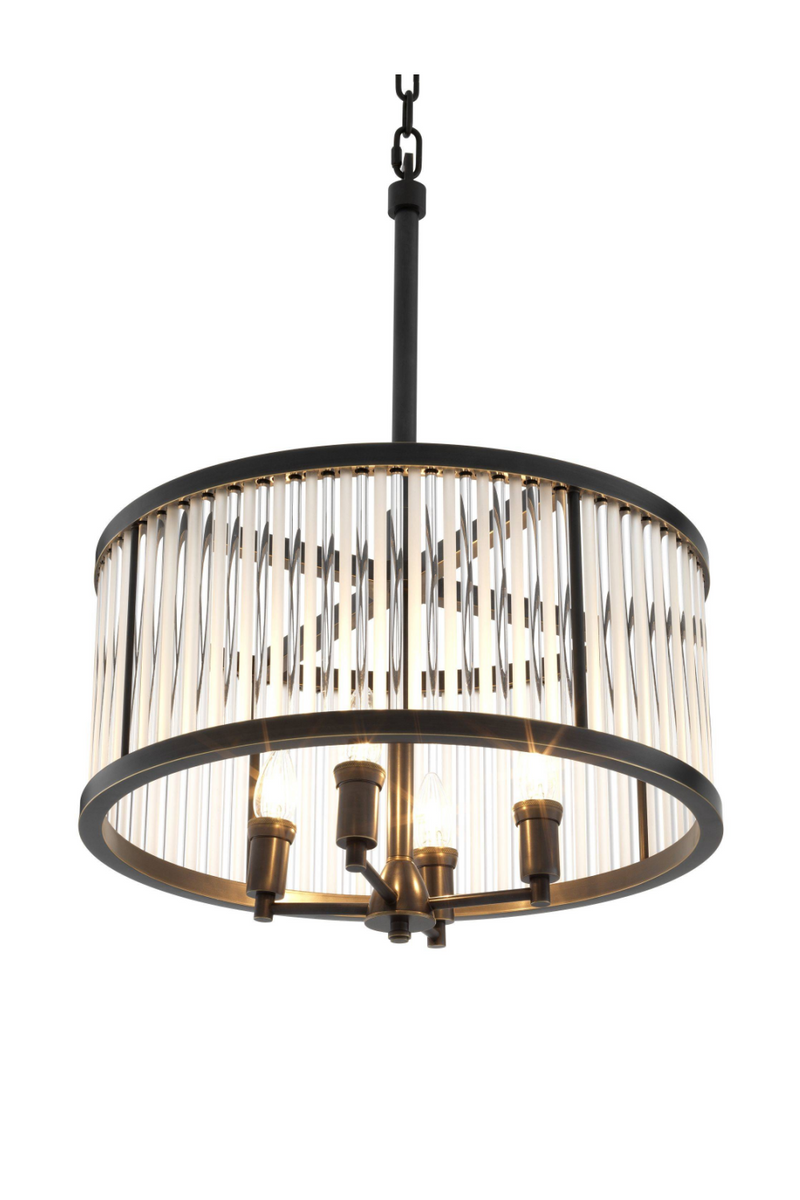 Lustre en bronze | Eicholtz Darcy | Meubleluxe.fr